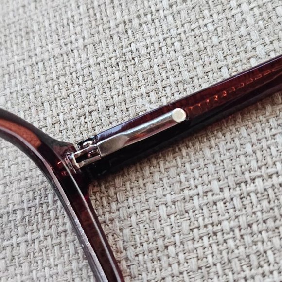 Men Eyeglasses Frame Brown Tone Glasses Eye Wear Frame only 54[]16 145 New - Picture 10 of 13